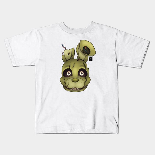 Springtrap Icon Kids T-Shirt by MitsuDai